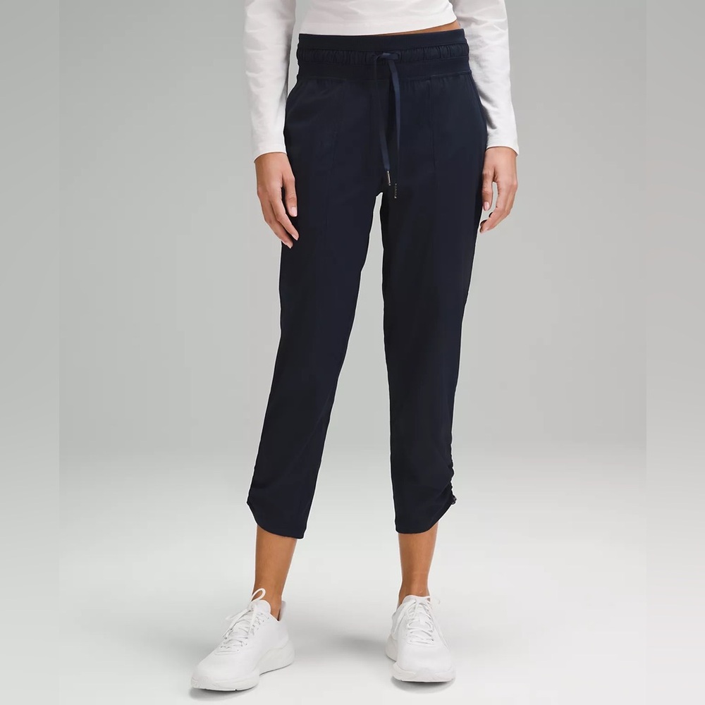 Lululemon Dance Studio Mid Rise Cropped Pants True Navy Womens Size 4